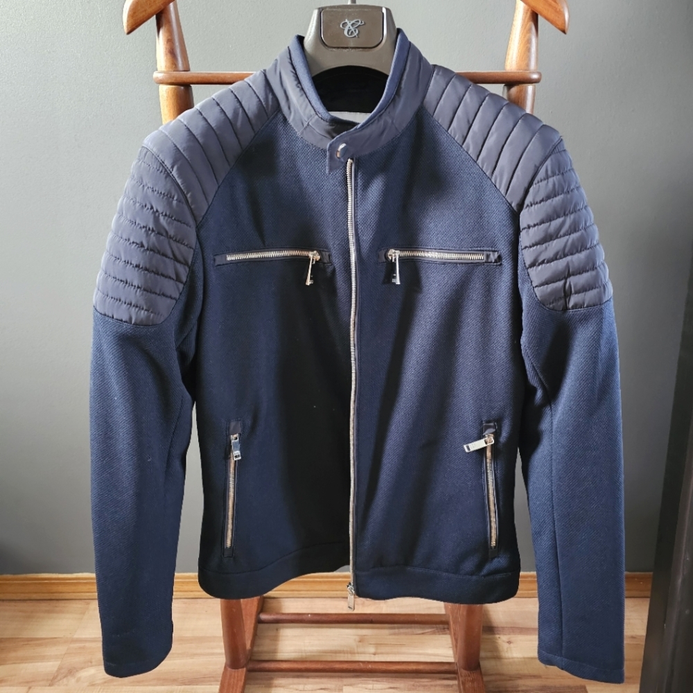Men's Zara navy jacket. Size Small